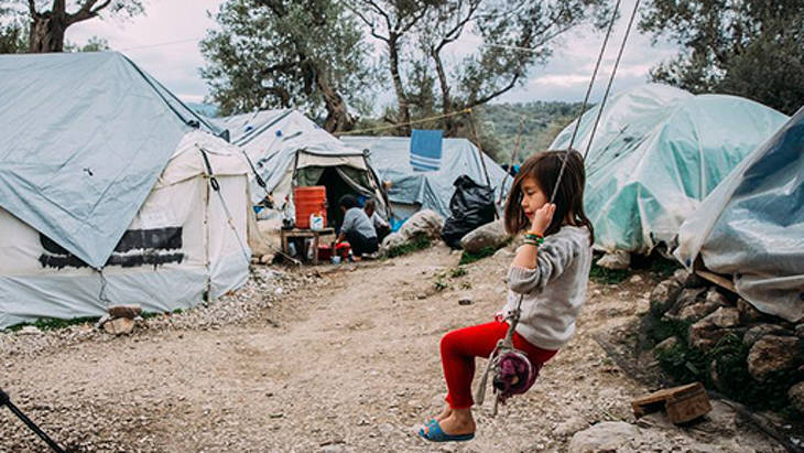 Flüchtlinge auf Lesbos: Appell an die Menschlichkeit