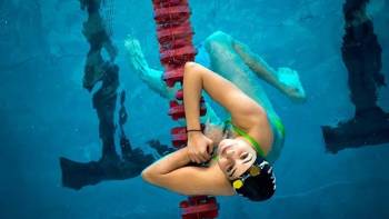 Foto: UNHCR | Gordon Welters Yusra Mardini: Schwimmen hat ihr Leben gerettet